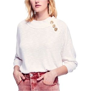 Free People Don’t Forget Me Top in Cream